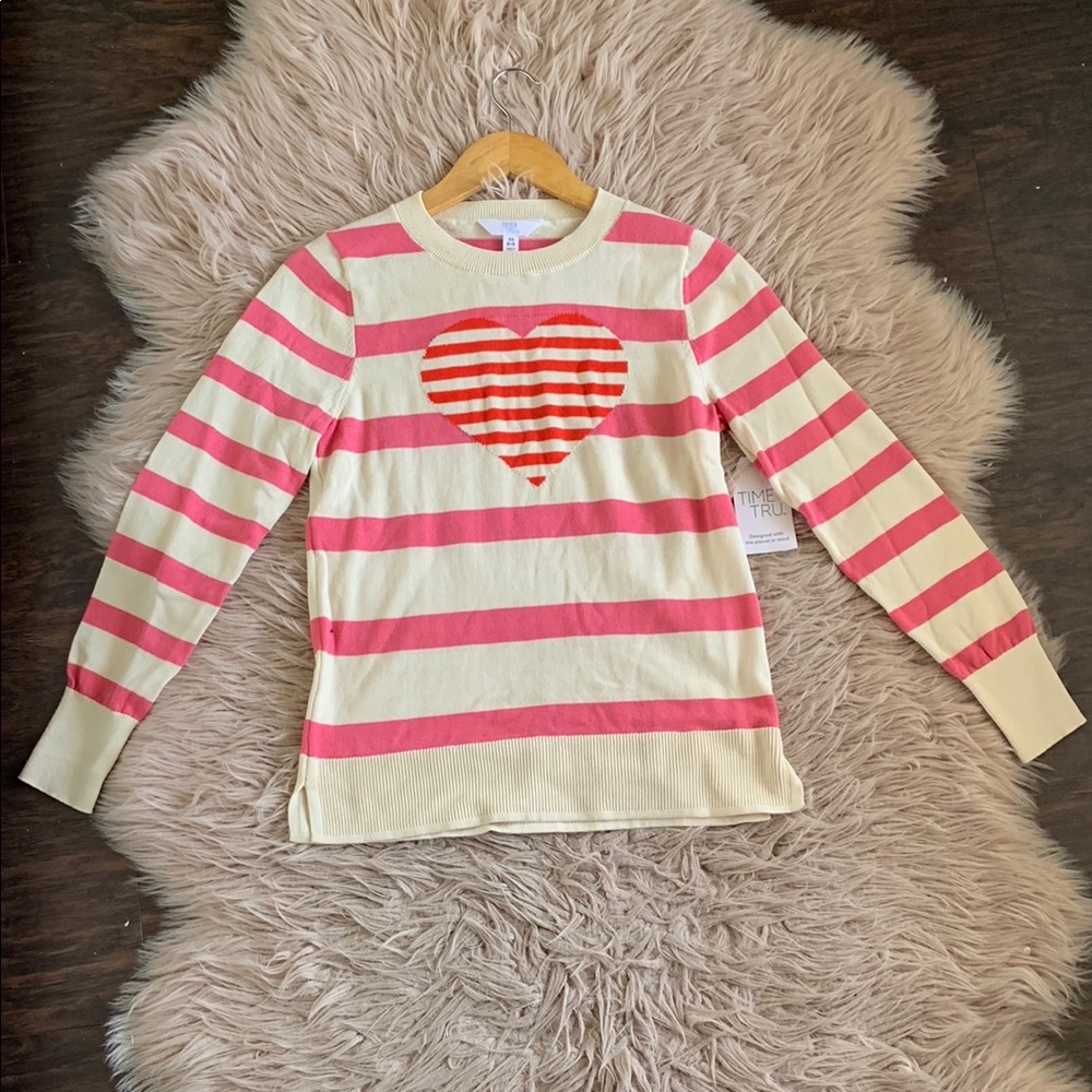 Time and Tru Striped Pink and Cream Shirt - *NWT (LISTED AT ORIGINAL PRICE)*